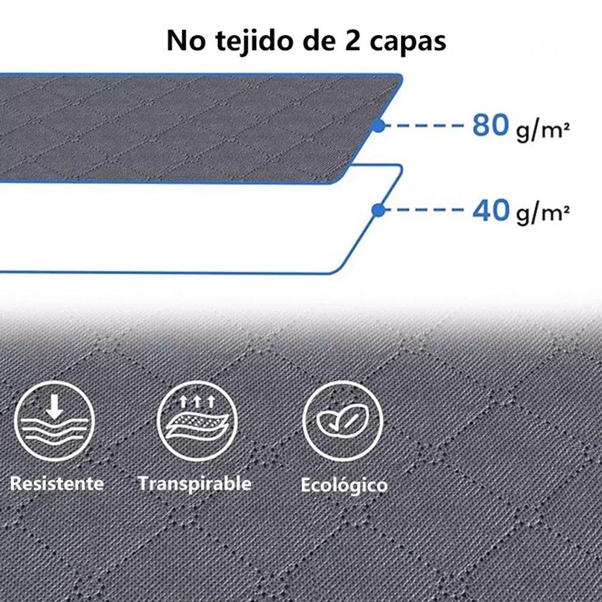 GENERICO - Caja Organizador Almacenamiento Plegable Ropa Set 6 Pzs