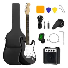 GENERICO - Guitarra Eléctrica De 6cuerdas Con Amplificador Y Accesorios