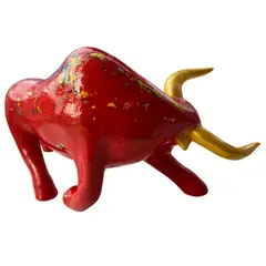 GENERICO - TORO ELEGANTE ROJO DECAPADO