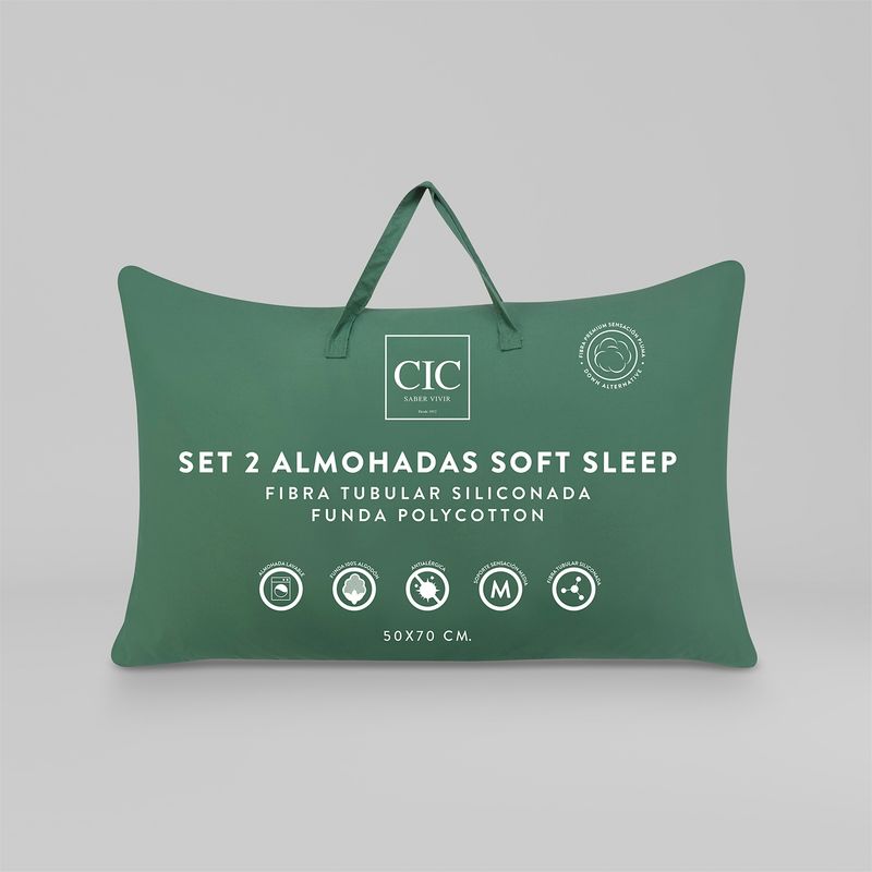 CIC - Set 2 Almohadas Cic Microfibra 50x70