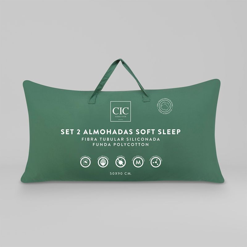 CIC - Set 2 Almohadas Cic Microfibra 50x90