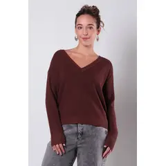WADOS - SWEATER MANGA LARGA ESCOTE V