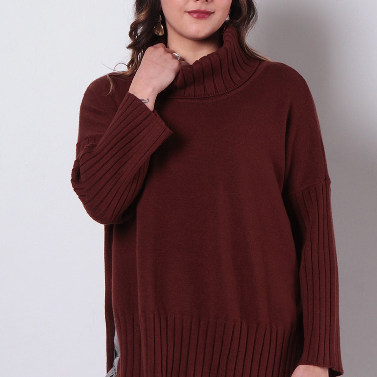 WADOS - SWEATER MANGA LARGA CUELLO ALTO