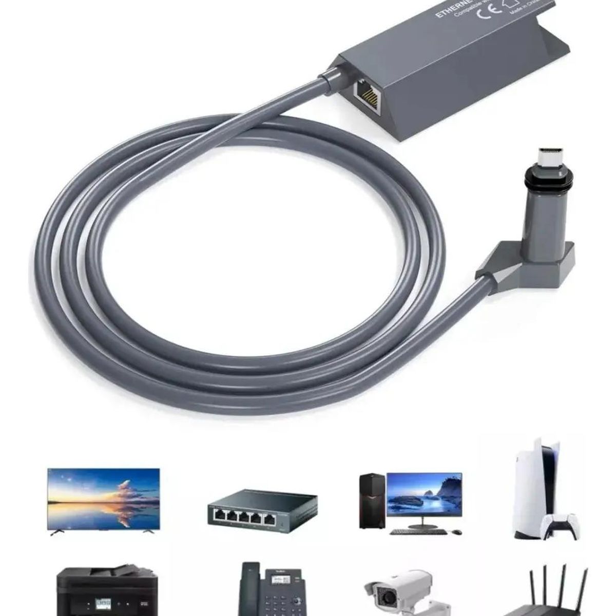 GENERICO - Adaptador Ethernet para Internet Satelital Starlink Gen 2