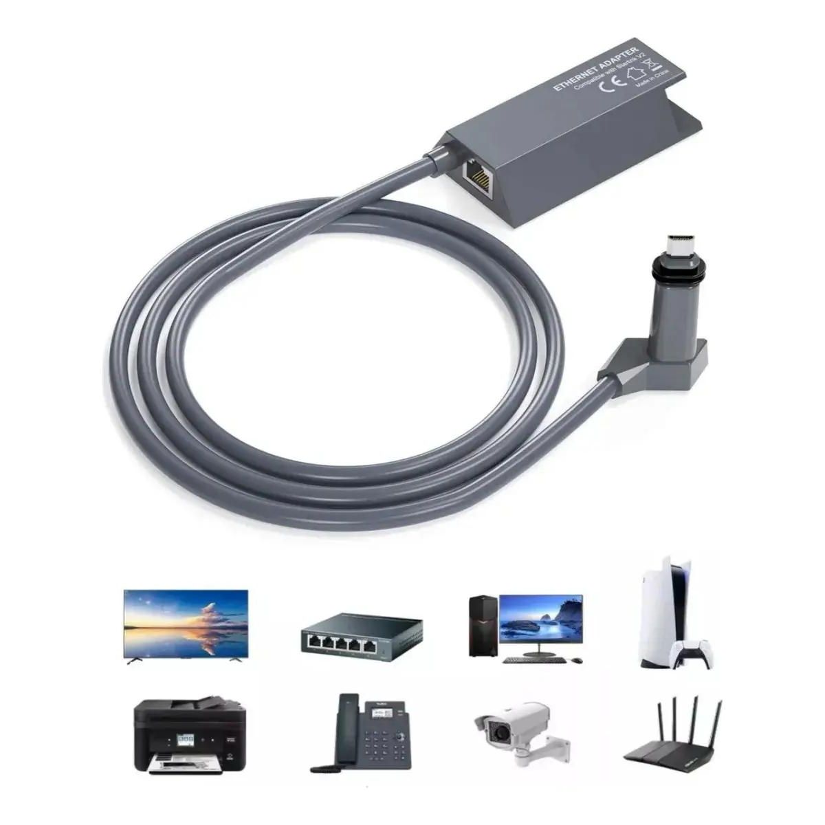 GENERICO - Adaptador Ethernet para Internet Satelital Starlink Gen 2