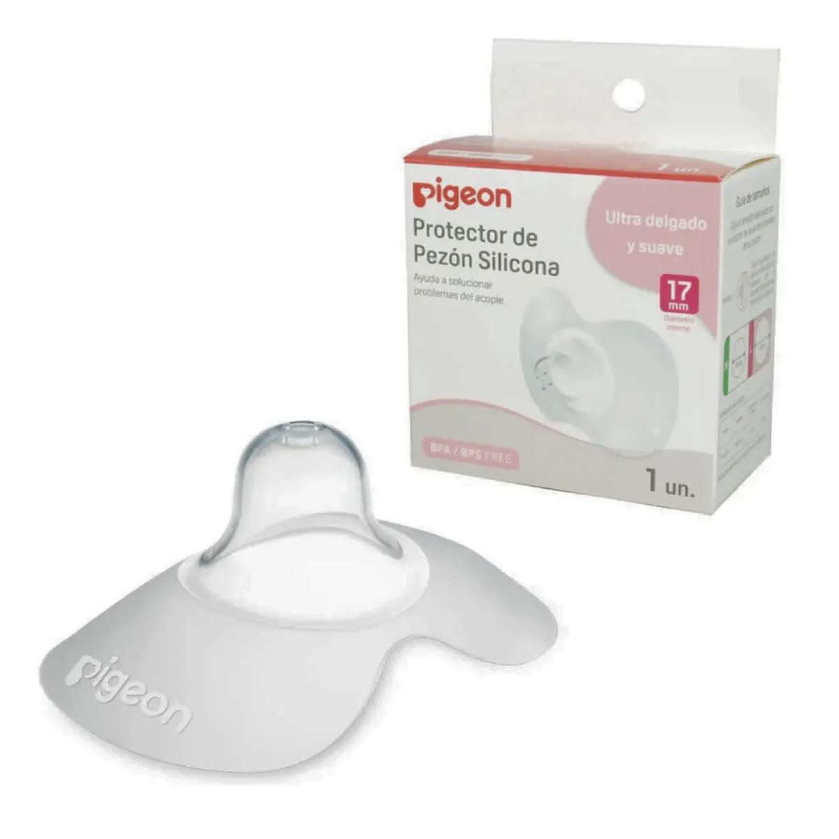 PIGEON - Pezoneras Pigeon Silicona Protector Pezon Lactancia L 17mm