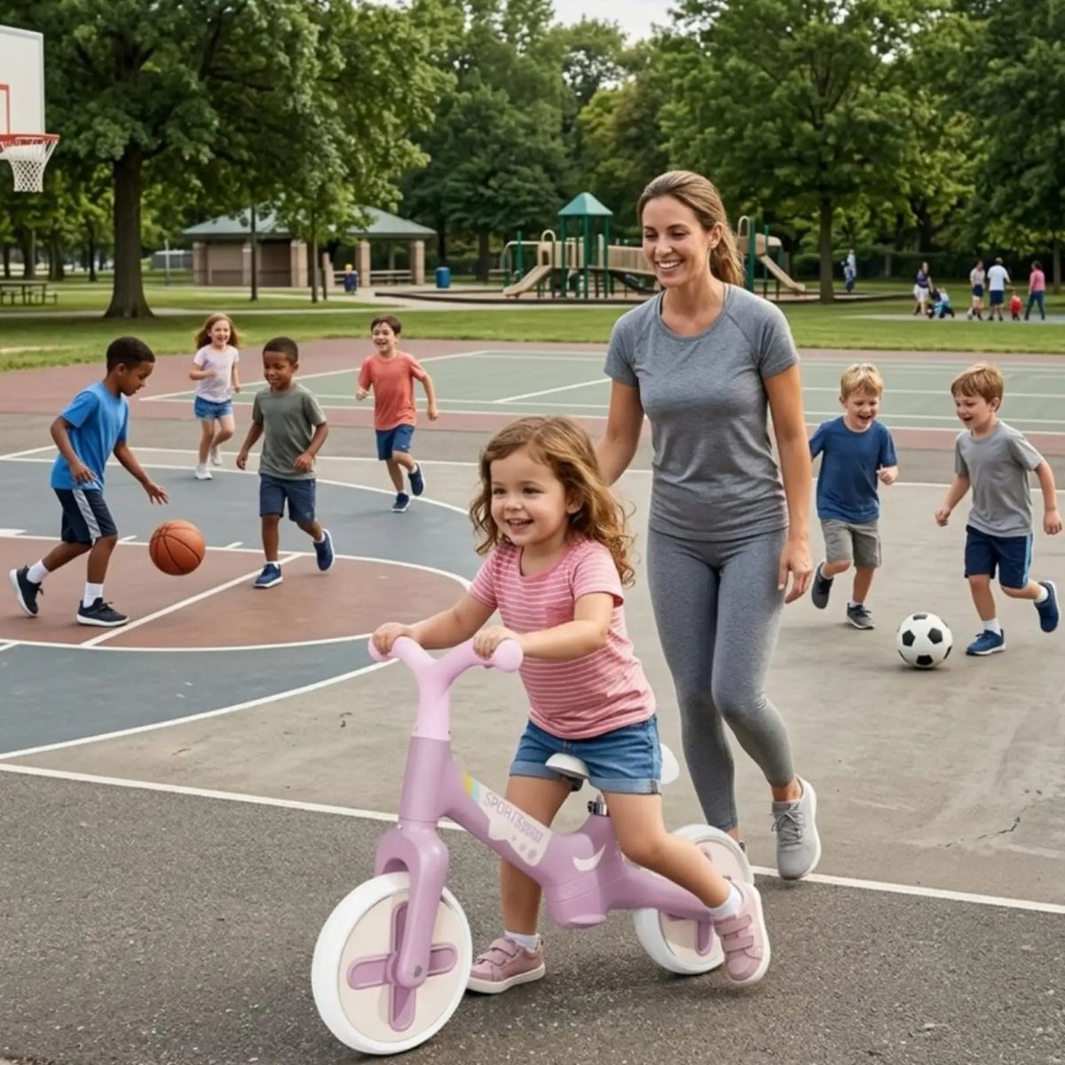 GENERICO - Bicicleta de Entrenamiento para Niños, Sin Pedales, Ajustable B1