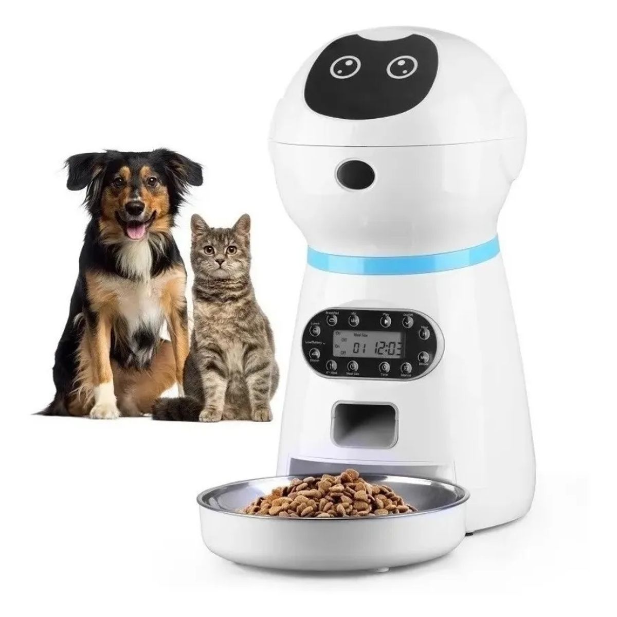 GENERICO - Dispensador para mascotas Robot Automatic Pet Feeder