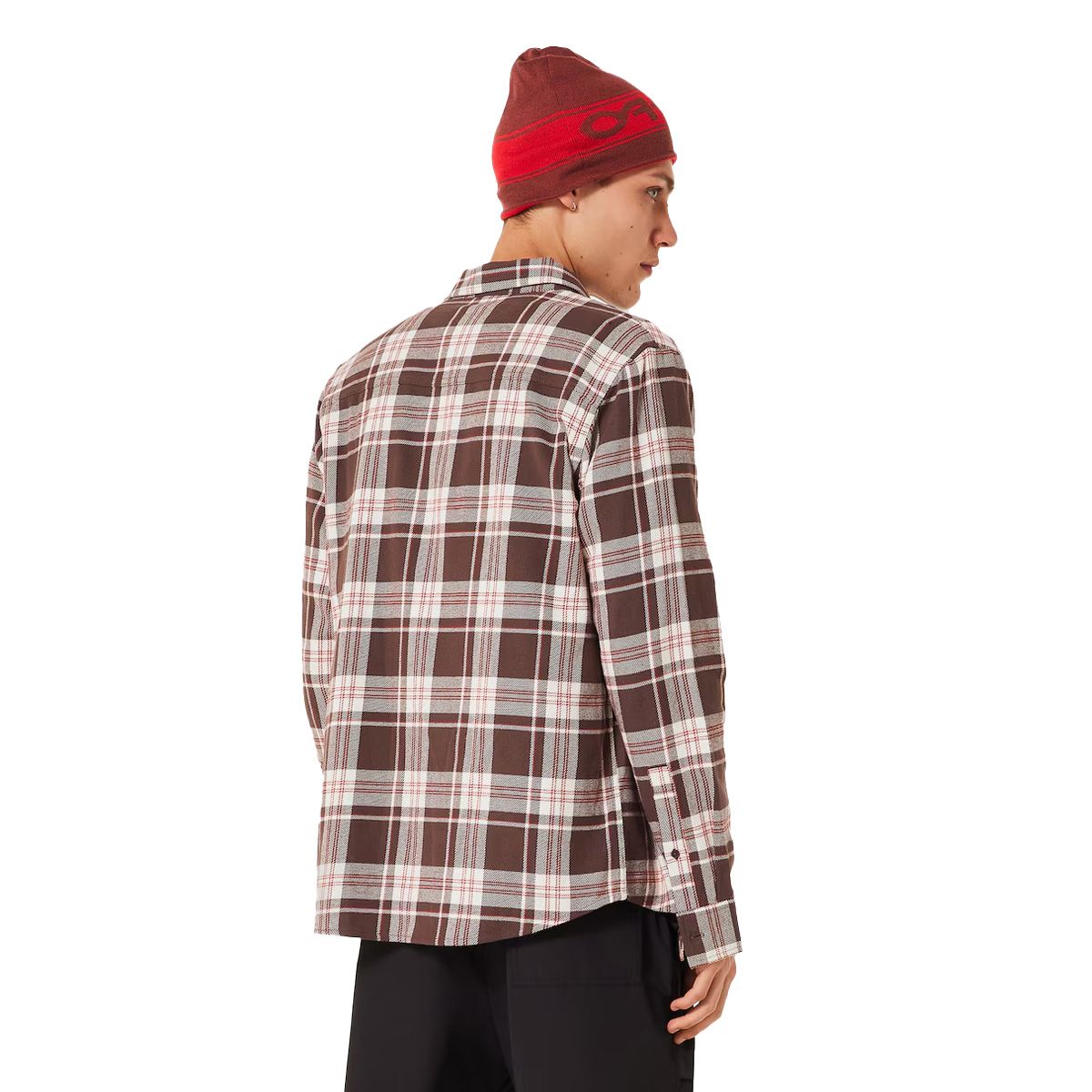 OAKLEY - Camisa Oakley Podium Plaid Cocoa BrownMist