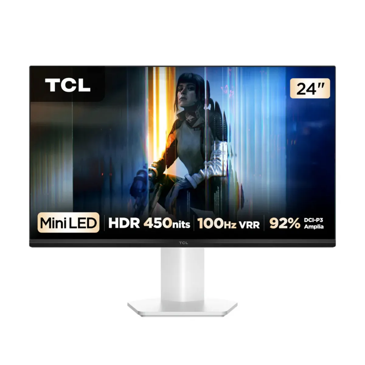 TCL - Monitor TCL 24G54 24" Mini LED Full HD 100Hz
