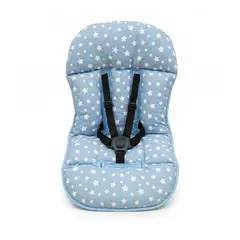 GENERICO - Cojín Cubre coche acolchado Estrellas blancas
