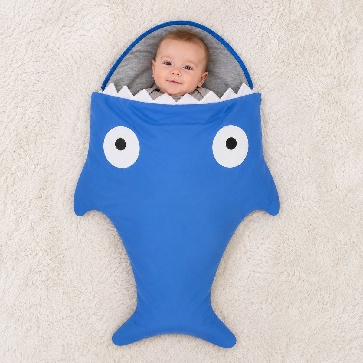 GENERICO - Saco De Dormir Manta Abrigo Tiburón Para Bebe