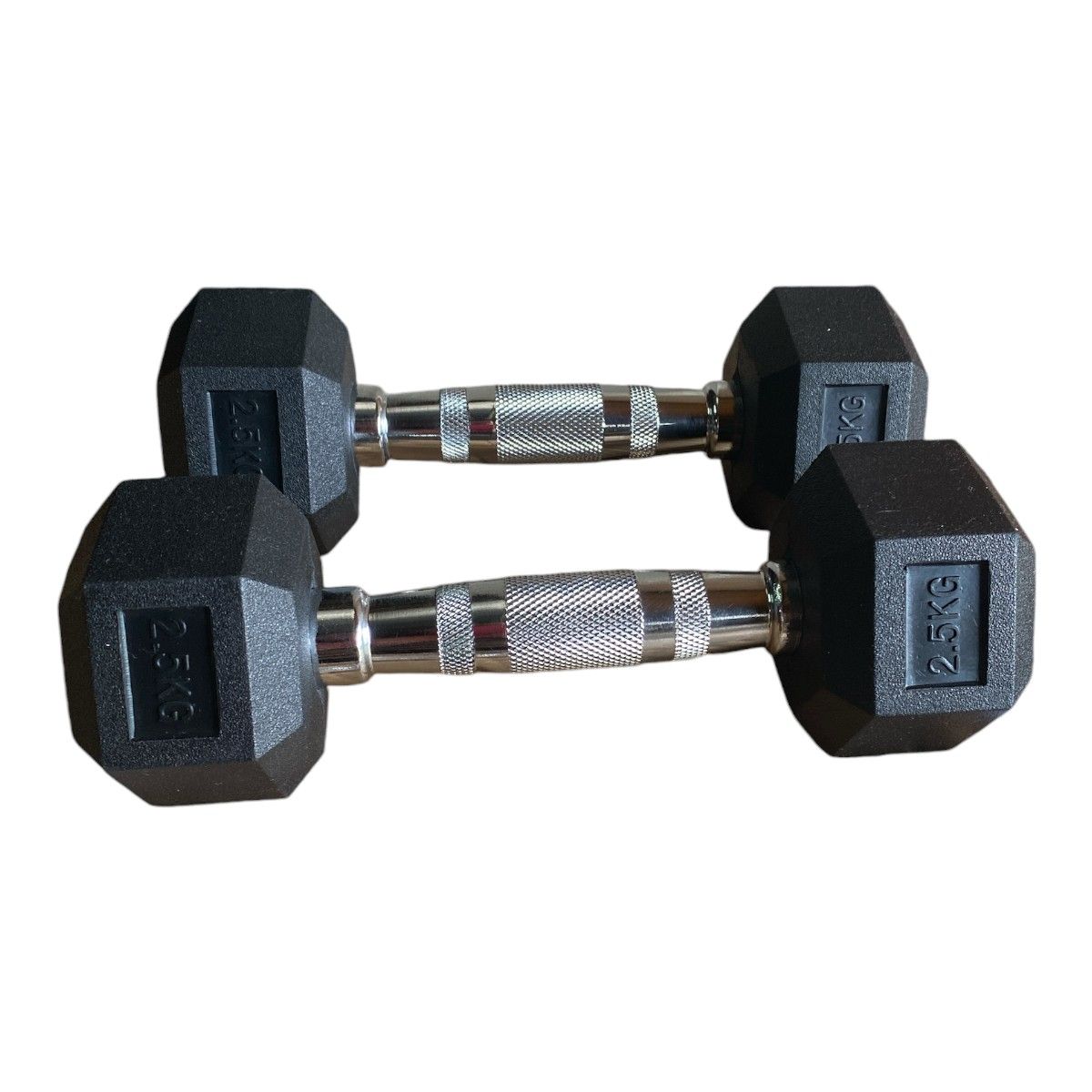 GENERICO - Mancuerna Hexagonal Recubierta Gymhome 2.5 kg par