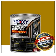 EPOXY - Anticorrosivo Profesional 3 en 1 - Directo sobre Óxido - 1-16 GALÓN - AMARILLO CURRY