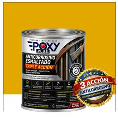 EPOXY - Anticorrosivo Profesional 3 en 1 - Directo sobre Óxido - 1-16 GALÓN - AMARILLO RETAMA