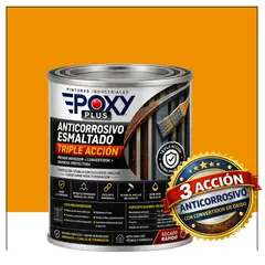 EPOXY - Anticorrosivo Profesional 3 en 1 - Directo sobre Óxido - 1-16 GALÓN - AMARILLO SOL