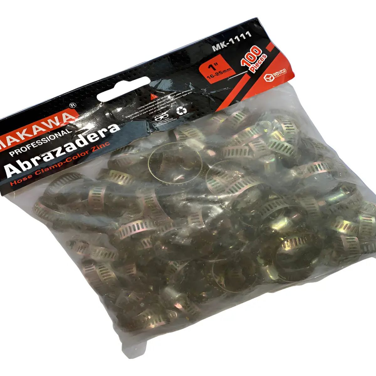 TOTAL TOOLS - ABRAZADERA POR 100PCS 1 16-25MM MAKAWA
