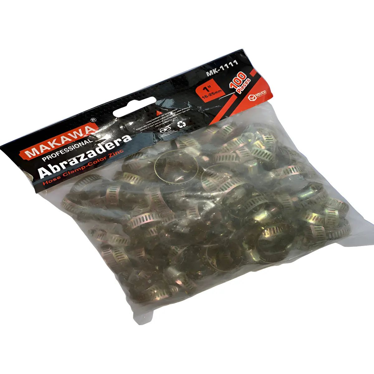 TOTAL TOOLS - ABRAZADERA POR 100PCS 1 16-25MM MAKAWA