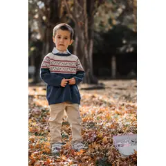 KIDS BOUTIQUE GUNGURU - Sweater Lucas, tejido, matching hermanos