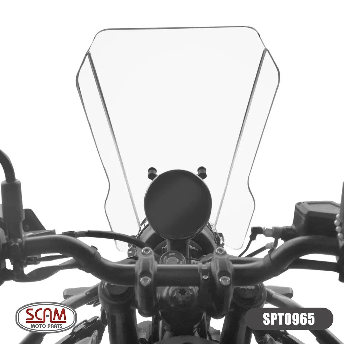 GENERICO - Parabrisas alto para Royal Enfield Himalayan 450