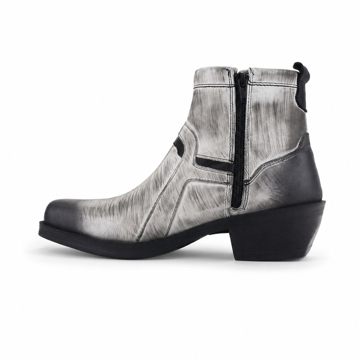 FERRACINI - Botin Hombre Blanco/Negro Casual Ferracini 8986