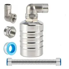 GENERICO - Válvula De Nivel De Agua Automática Acero Inoxidable+ Fuelle BELUG