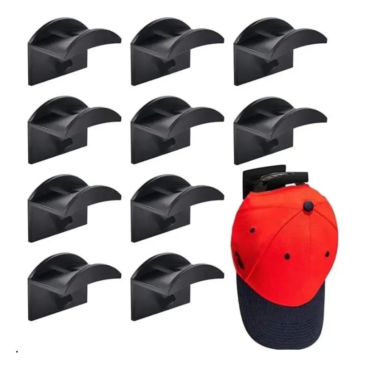 GENERICO - Pack 10 Soporte Para Jockey Colgador De Muro