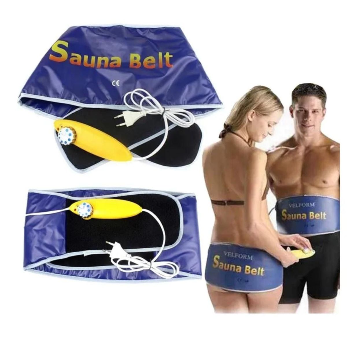 GENERICO - Cinturón Masajeador Corporal E Belt Slim Fit Para Sauna