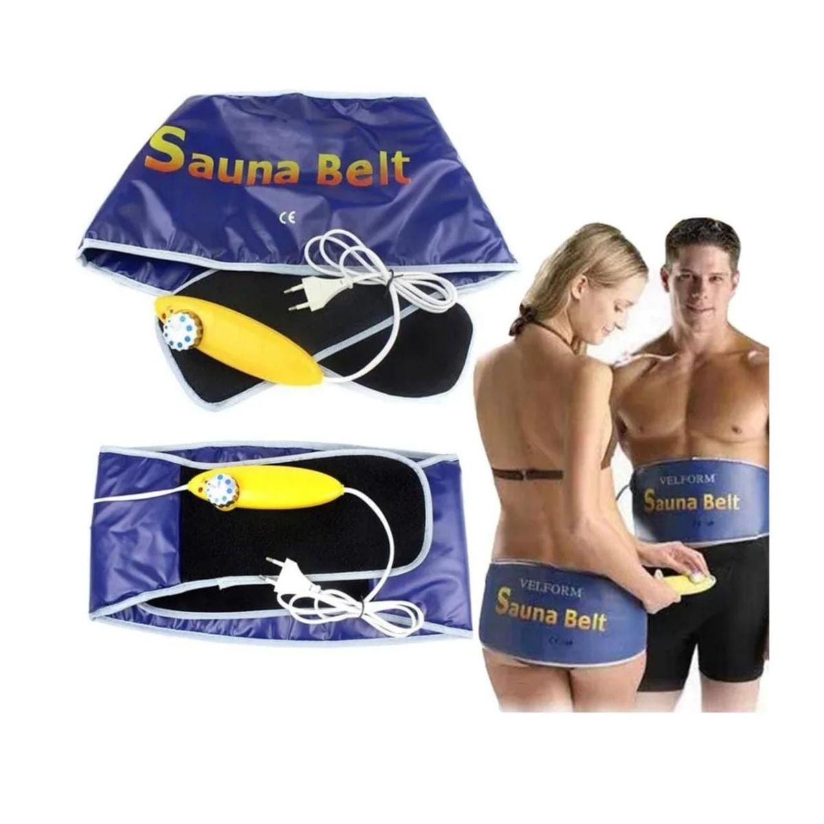 GENERICO - Cinturón Masajeador Corporal E Belt Slim Fit Para Sauna