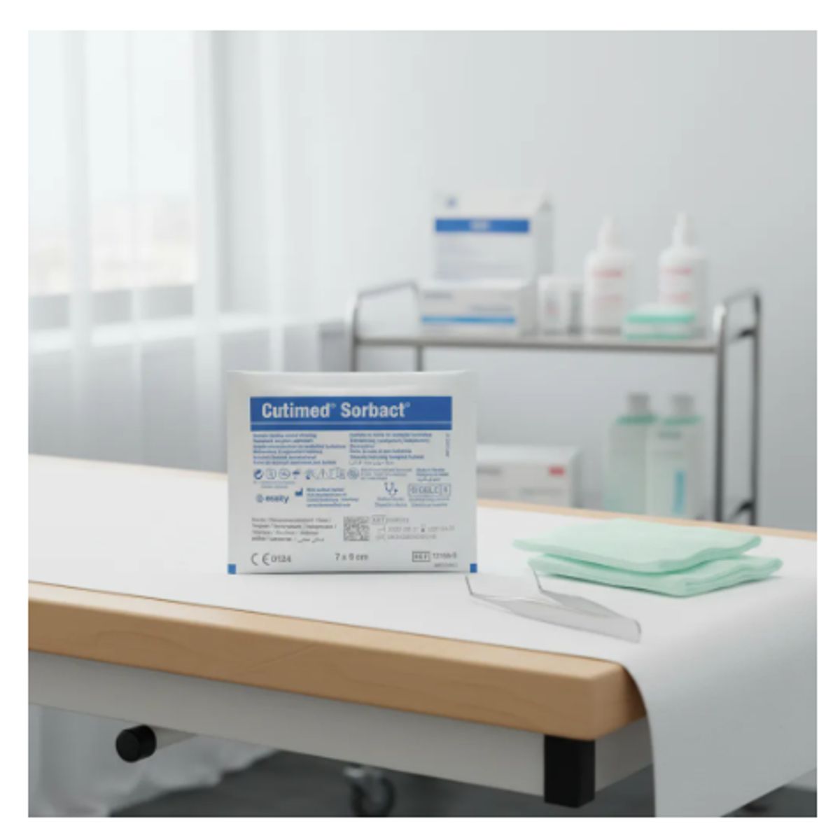 GENERICO - Apósito Cutimed Sorbact Gasa Estéril 7x9 Cm, Pack De 2 Unidades