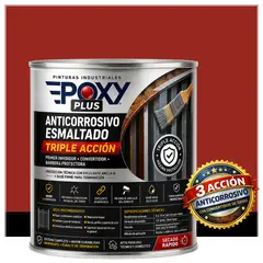 EPOXY - Anticorrosivo Profesional 3 en 1 - Directo sobre Óxido - 1-4 GALÓN - ROJO TOMATE