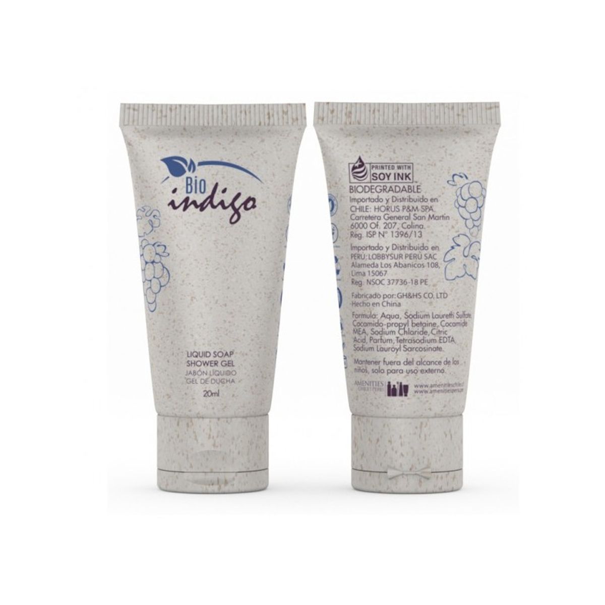 NO LOGO - Shampoo Hotel 20ml Acondicionador 30ml jabón150 Unidades Uva