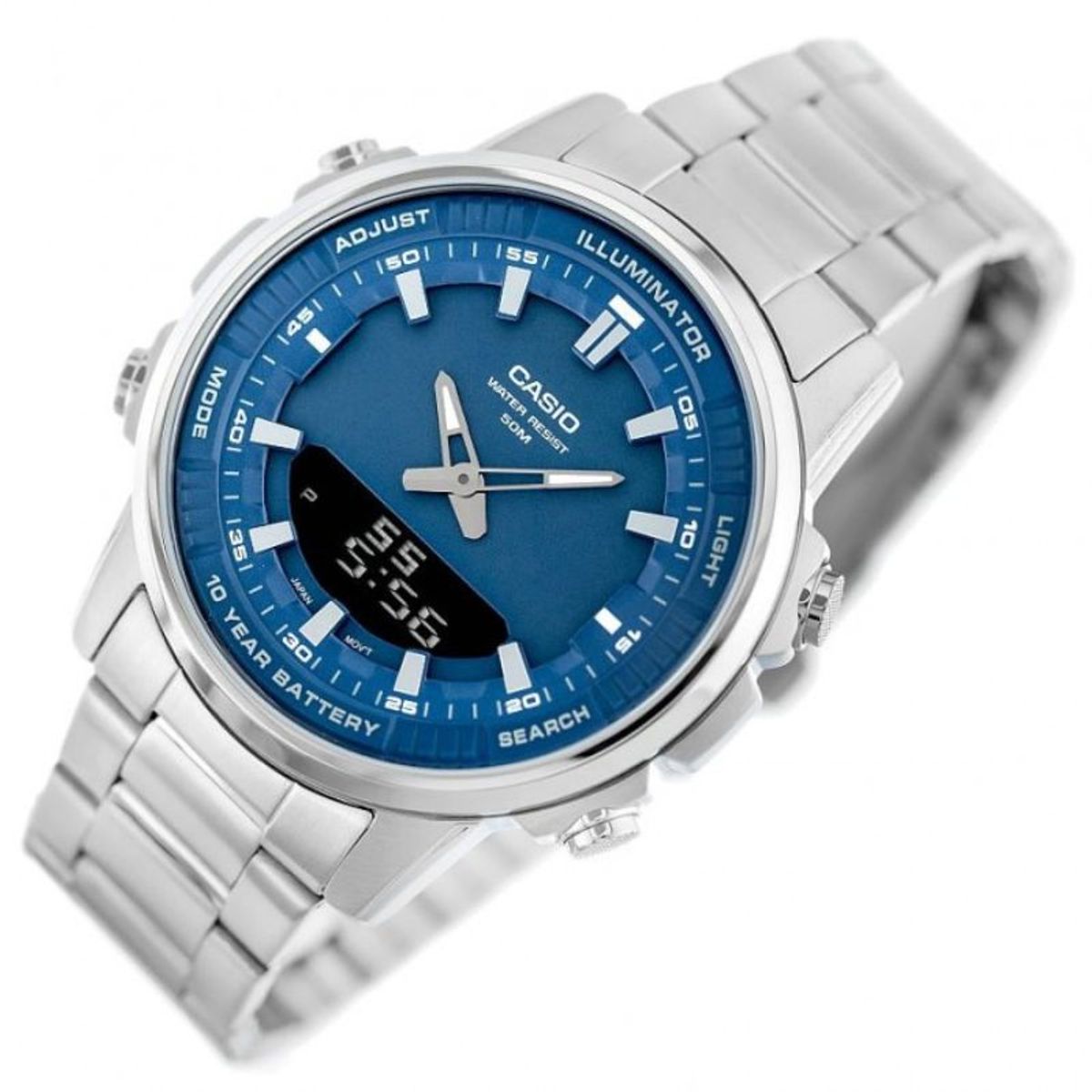 CASIO - Reloj Casio Análogo-Digital AMW-880D-2A1V Azul