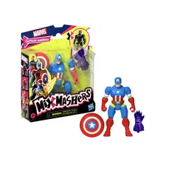 HASBRO - Figura De Acción Marvel Avengers Mixmashers Capitán América