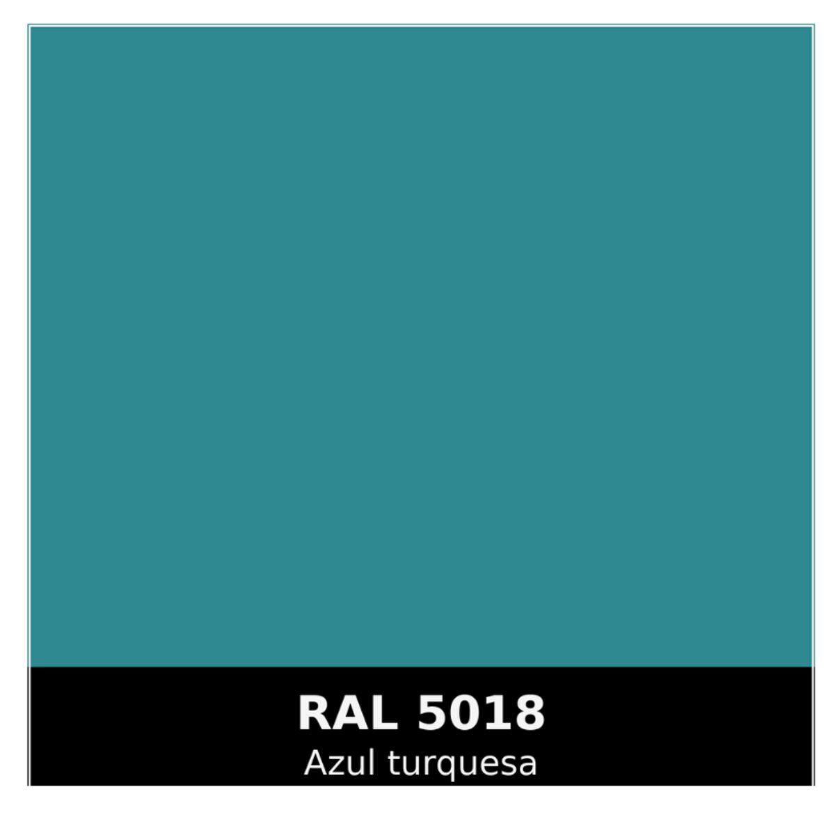 EPOXY - Anticorrosivo Profesional 3 en 1 - Directo sobre Óxido - 1-2 GALÓN -  AZUL TURQUESA