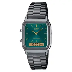 CASIO - Reloj Vintage AQ-230EGG-3A Análogo Digital Verde