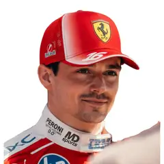 FERRARI - Gorro Jockey Puma Scuderia HP Charles Leclerc Oficial Rojo 2026