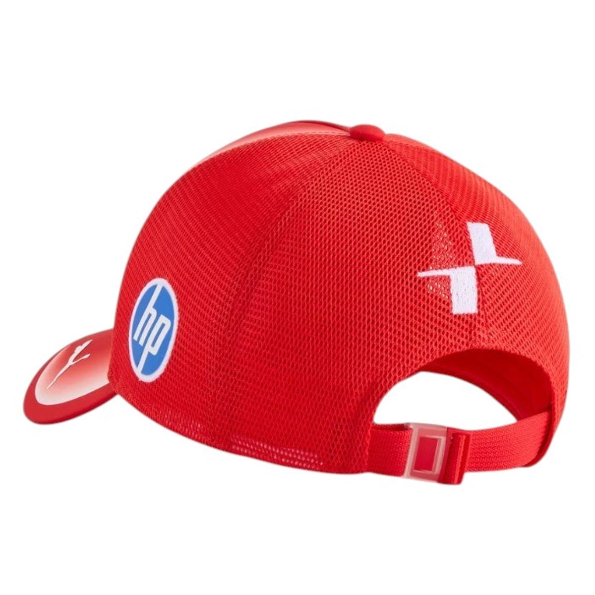FERRARI - Gorro Jockey Puma Scuderia Ferrari HP Charles Leclerc Oficial Rojo 2026