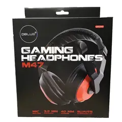 DBLUE - Audifono Gamer Microfono 47r Rojo