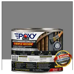 EPOXY - Anticorrosivo Profesional 3 en 1 - Directo sobre Óxido - 1-2 GALÓN - BLANCO PERLA OSCURO