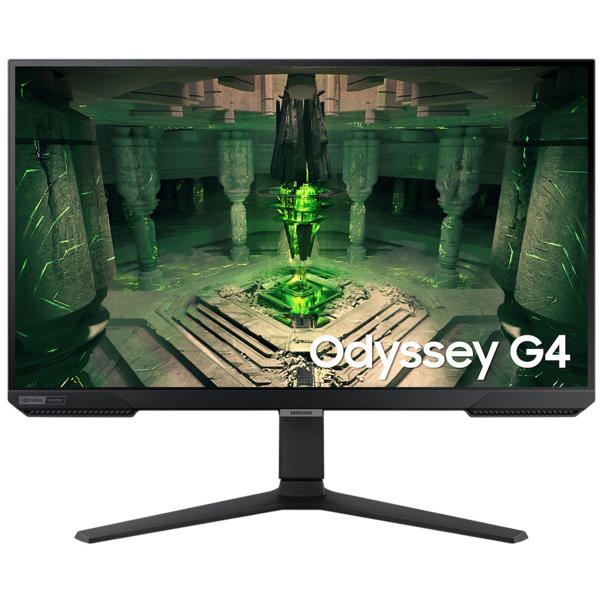 SAMSUNG - Samsung Odyssey G4 Monitor Gamer 27 FHD IPS 240Hz 1ms HDR10 FreeSync Premium G-Sync HDMI DP
