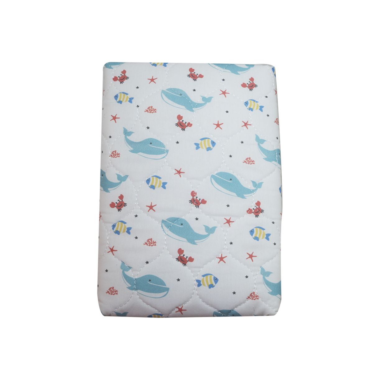 PUMUCKI - Mudador Plástico Impermeable Estampado Ballena para Bebé