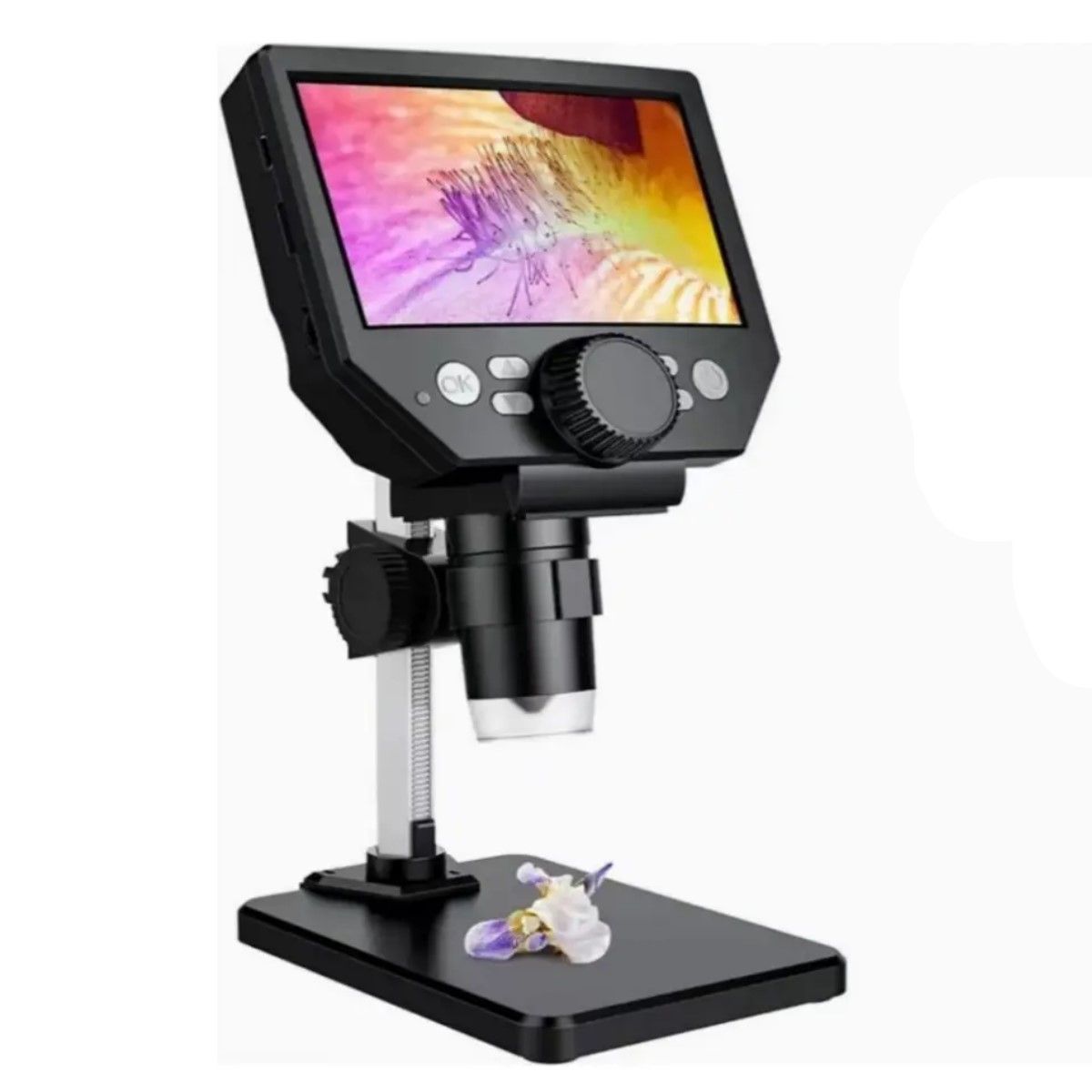 GENERICO - Microscopio Electrónico Académico Con 4.3in Pantalla Lcd Hd 1000X BELUG