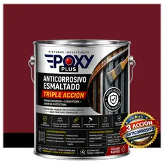 EPOXY - Anticorrosivo Profesional 3 en 1 - Directo sobre Óxido - GALÓN - ROJO PÚRPURA