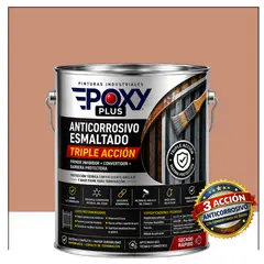 EPOXY - Anticorrosivo Profesional 3 en 1 - Directo sobre Óxido - GALÓN - ROJO BEIGE