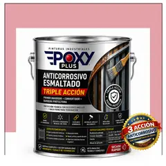EPOXY - Anticorrosivo Profesional 3 en 1 - Directo sobre Óxido - GALÓN - ROSA CLARO