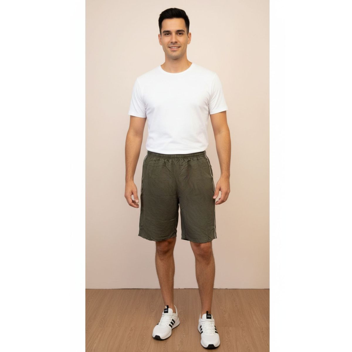 LIKE SHOP - Short Deportivo Hombre Secado Rápido Verano Bolsillo Cierre HY03