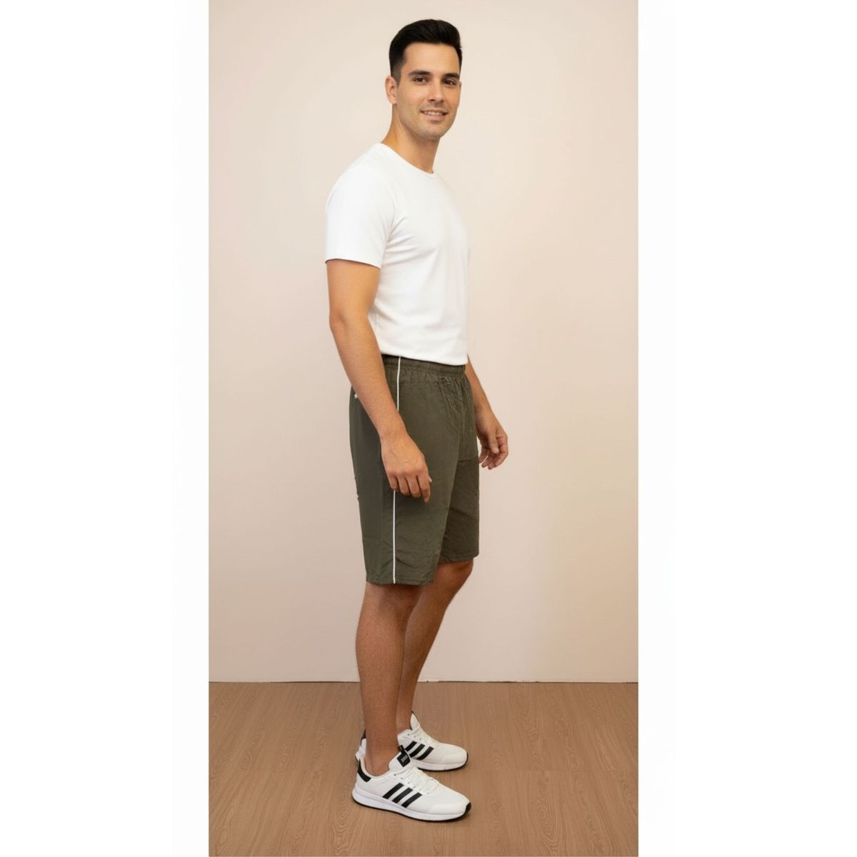 LIKE SHOP - Short Deportivo Hombre Secado Rápido Verano Bolsillo Cierre HY03