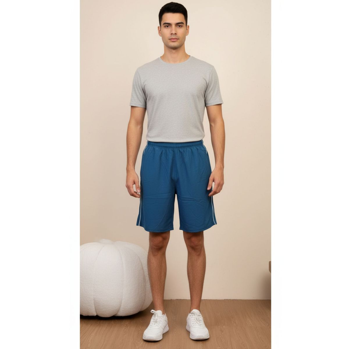 LIKE SHOP - Short Deportivo Hombre Secado Rápido Verano Bolsillo Cierre HY03