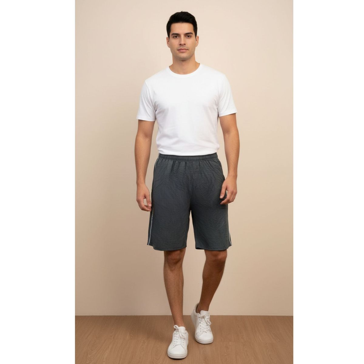 LIKE SHOP - Short Deportivo Hombre Secado Rápido Verano Bolsillo Cierre HY03